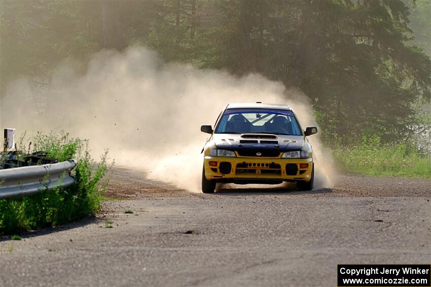 Steve Gingras / Joe Boburka Subaru Impreza on SS6, Camp 3 South.