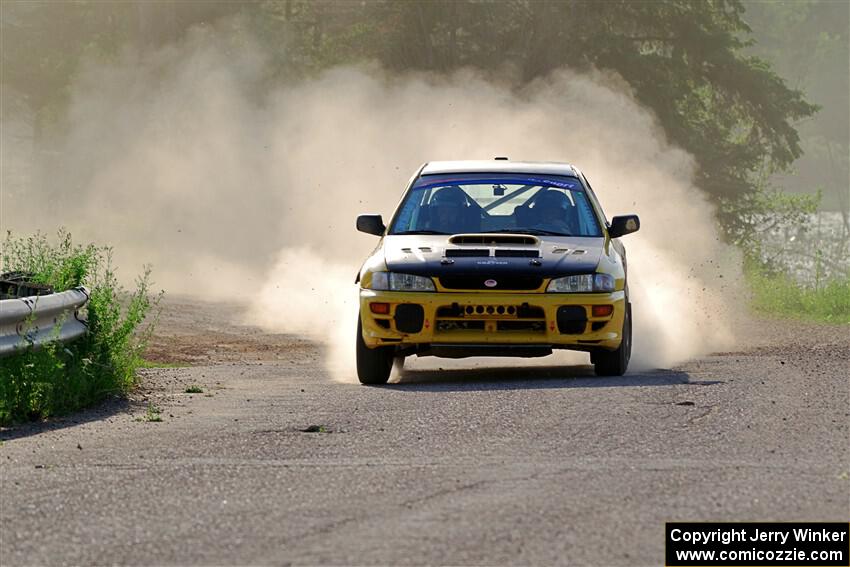 Steve Gingras / Joe Boburka Subaru Impreza on SS6, Camp 3 South.