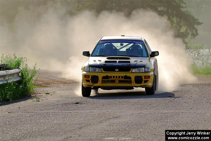 Steve Gingras / Joe Boburka Subaru Impreza on SS6, Camp 3 South.