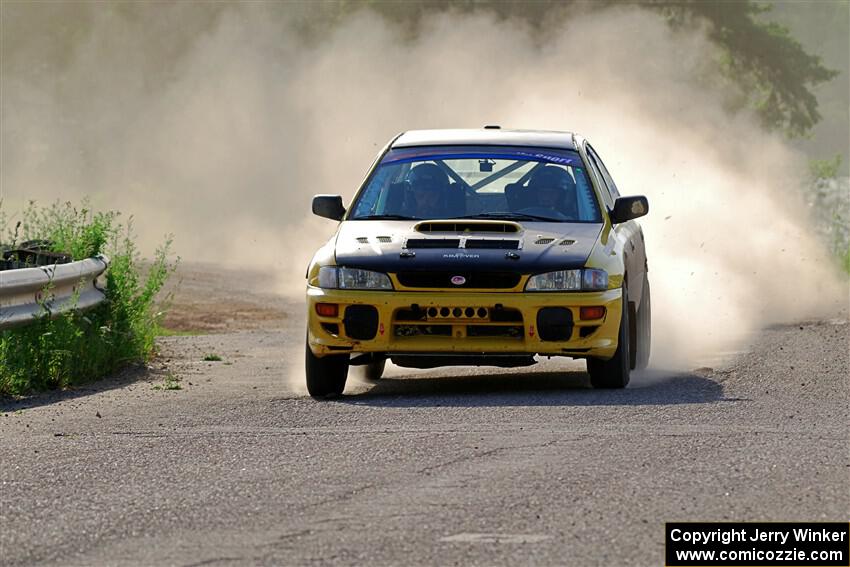 Steve Gingras / Joe Boburka Subaru Impreza on SS6, Camp 3 South.