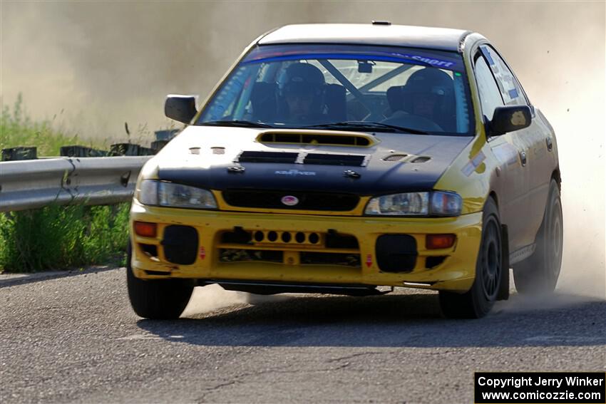 Steve Gingras / Joe Boburka Subaru Impreza on SS6, Camp 3 South.