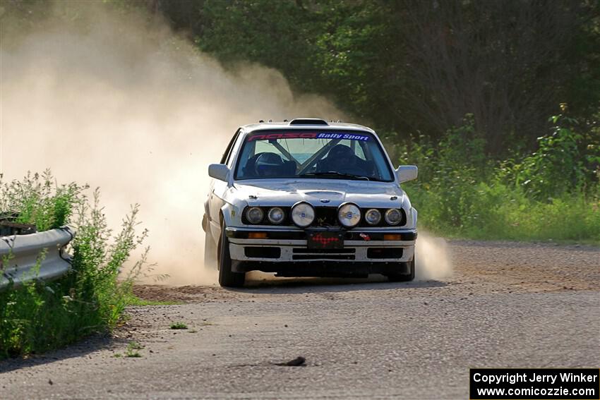 Shanti Witt / Keegan Helwig BMW 325is on SS6, Camp 3 South.