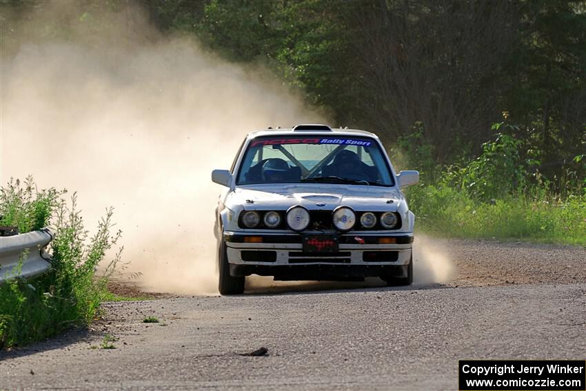 Shanti Witt / Keegan Helwig BMW 325is on SS6, Camp 3 South.