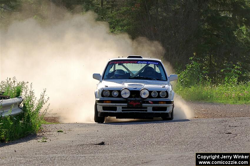 Shanti Witt / Keegan Helwig BMW 325is on SS6, Camp 3 South.