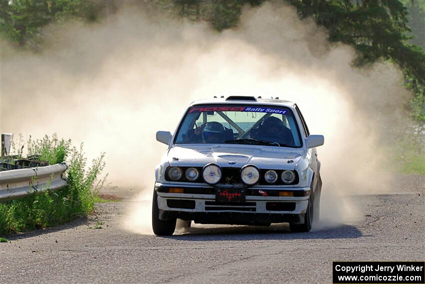 Shanti Witt / Keegan Helwig BMW 325is on SS6, Camp 3 South.
