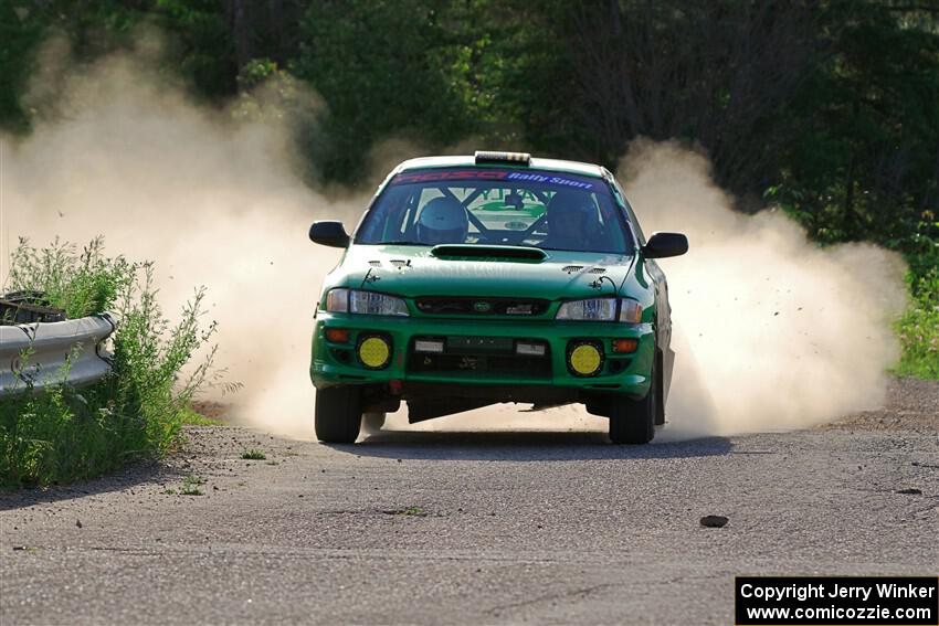 Jordan Locher / Cray Dumeah Subaru Impreza 2.5RS on SS6, Camp 3 South.