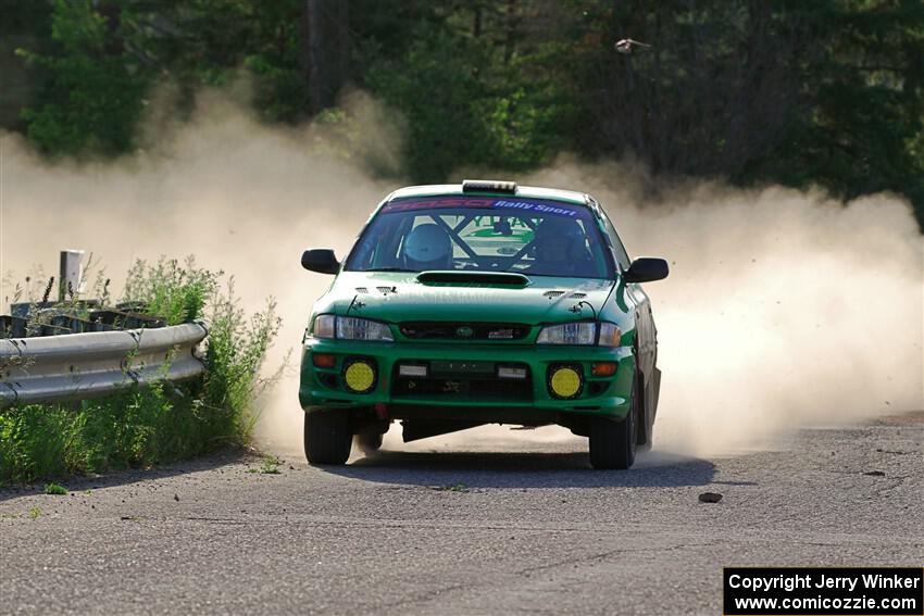 Jordan Locher / Cray Dumeah Subaru Impreza 2.5RS on SS6, Camp 3 South.