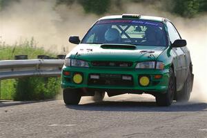 Jordan Locher / Cray Dumeah Subaru Impreza 2.5RS on SS6, Camp 3 South.