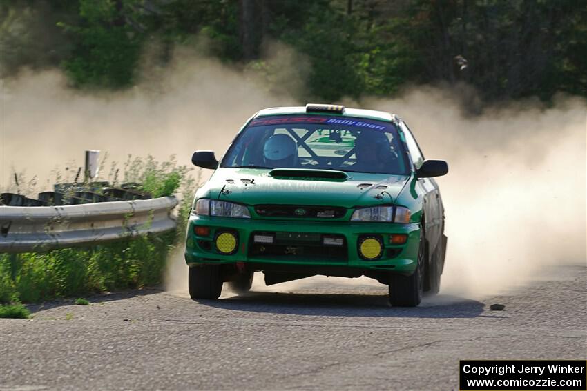 Jordan Locher / Cray Dumeah Subaru Impreza 2.5RS on SS6, Camp 3 South.