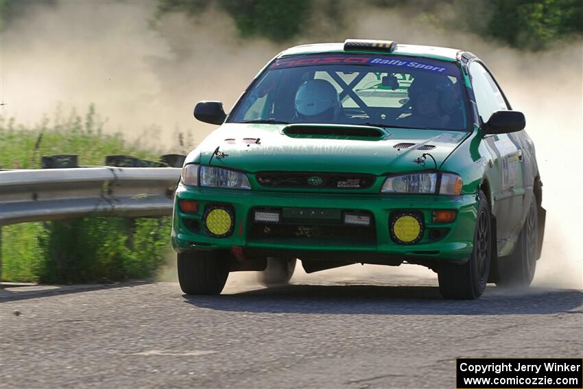 Jordan Locher / Cray Dumeah Subaru Impreza 2.5RS on SS6, Camp 3 South.