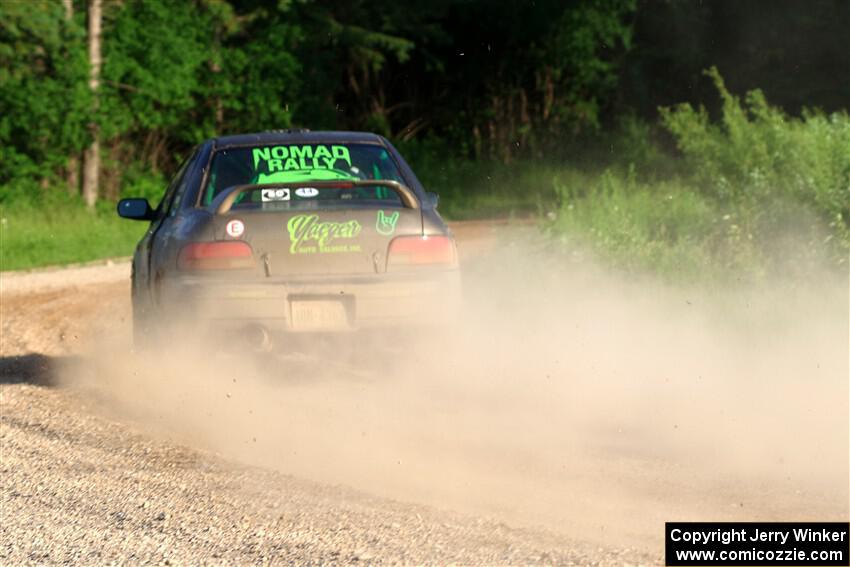 Jordan Locher / Cray Dumeah Subaru Impreza 2.5RS on SS6, Camp 3 South.