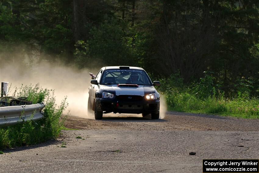 Mike Ryan's Subaru Impreza 2.5RS on SS6, Camp 3 South.