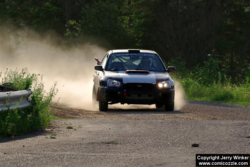 Mike Ryan's Subaru Impreza 2.5RS on SS6, Camp 3 South.