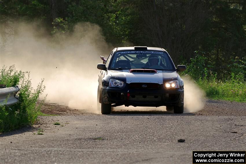 Mike Ryan's Subaru Impreza 2.5RS on SS6, Camp 3 South.