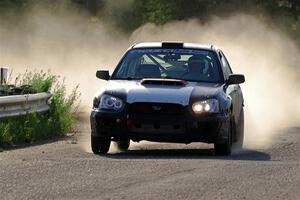 Mike Ryan's Subaru Impreza 2.5RS on SS6, Camp 3 South.