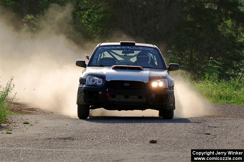 Mike Ryan's Subaru Impreza 2.5RS on SS6, Camp 3 South.