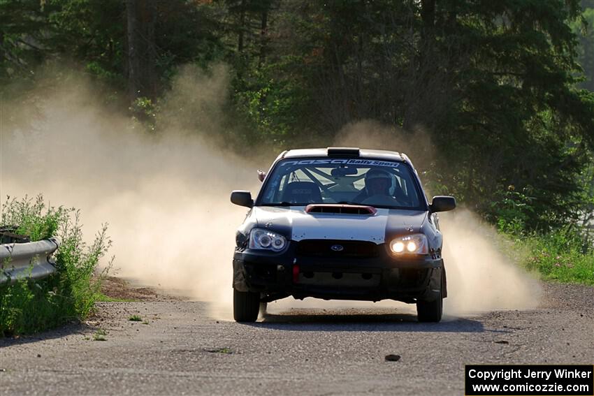 Mike Ryan's Subaru Impreza 2.5RS on SS6, Camp 3 South.