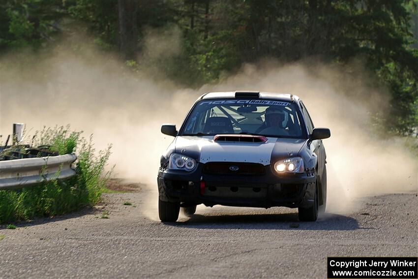 Mike Ryan's Subaru Impreza 2.5RS on SS6, Camp 3 South.