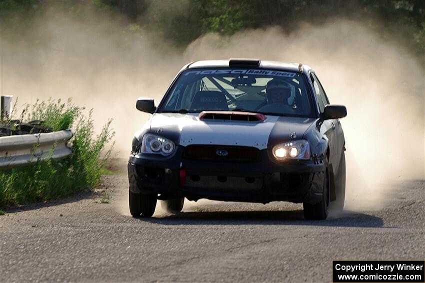 Mike Ryan's Subaru Impreza 2.5RS on SS6, Camp 3 South.