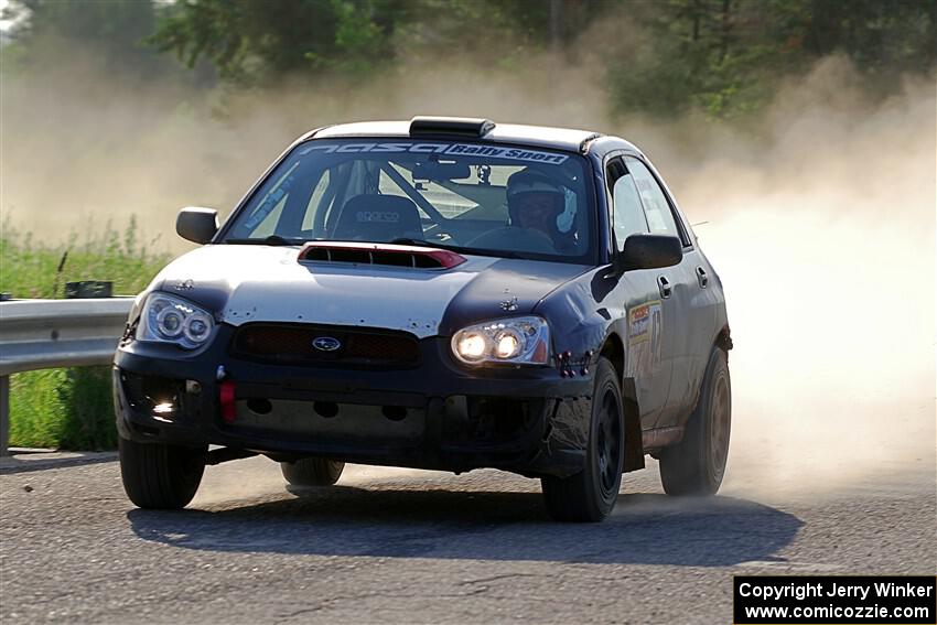 Mike Ryan's Subaru Impreza 2.5RS on SS6, Camp 3 South.