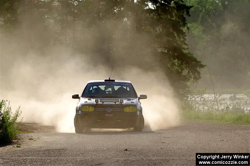 Chase Blakely / Mike Callaway VW GTI on SS6, Camp 3 South.