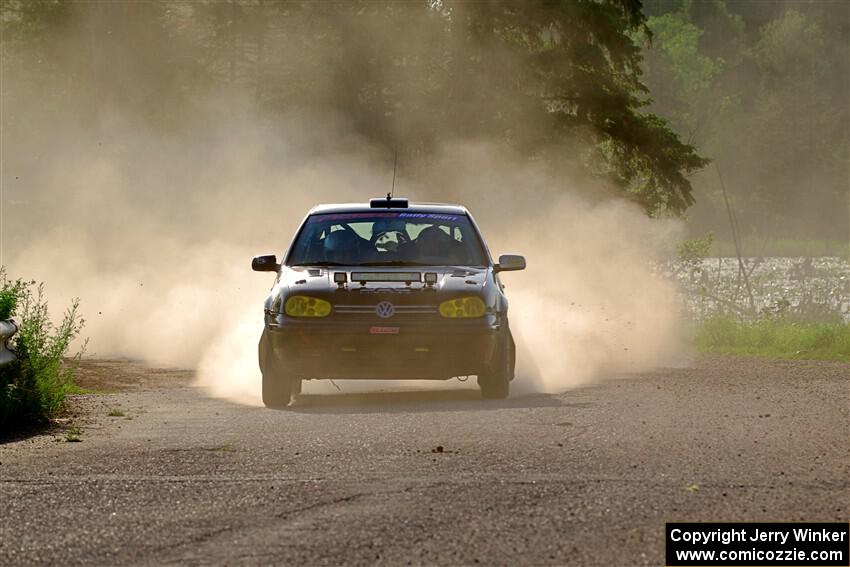 Chase Blakely / Mike Callaway VW GTI on SS6, Camp 3 South.