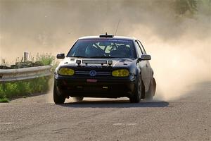 Chase Blakely / Mike Callaway VW GTI on SS6, Camp 3 South.