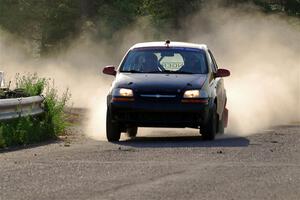 James Walker / Yannis Burnell Chevy Aveo on SS6, Camp 3 South.