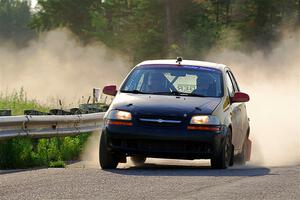 James Walker / Yannis Burnell Chevy Aveo on SS6, Camp 3 South.