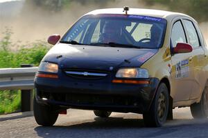 James Walker / Yannis Burnell Chevy Aveo on SS6, Camp 3 South.