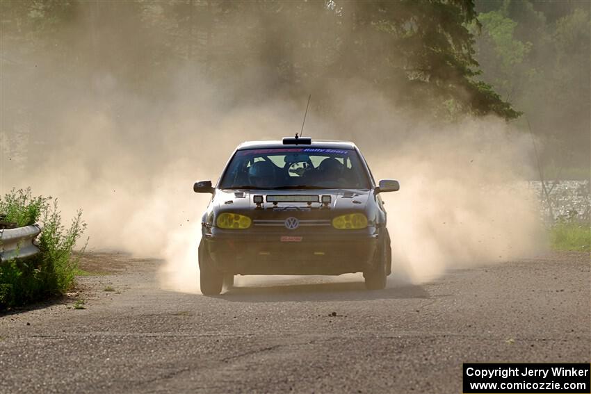 Chase Blakely / Mike Callaway VW GTI on SS6, Camp 3 South.
