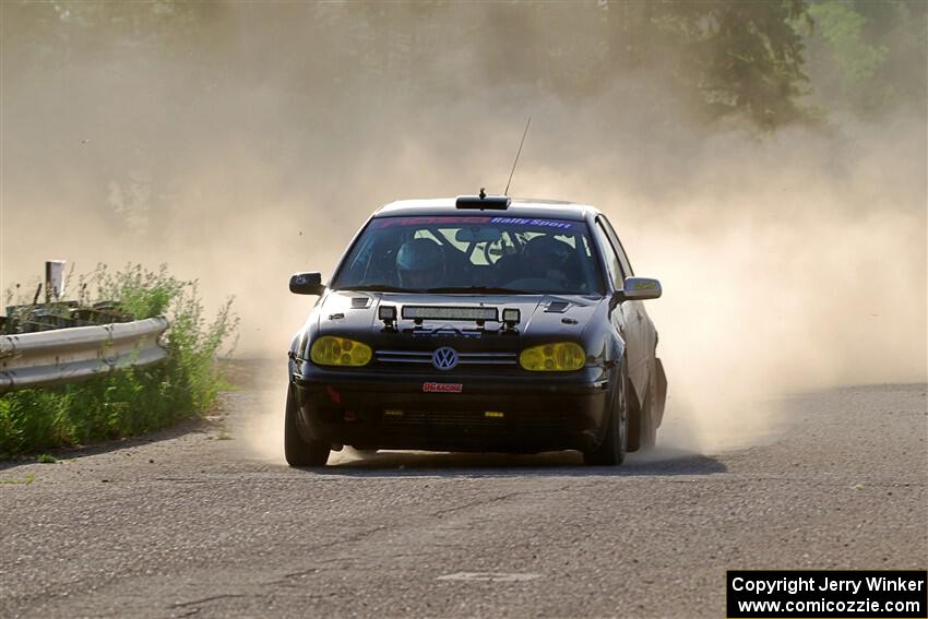 Chase Blakely / Mike Callaway VW GTI on SS6, Camp 3 South.