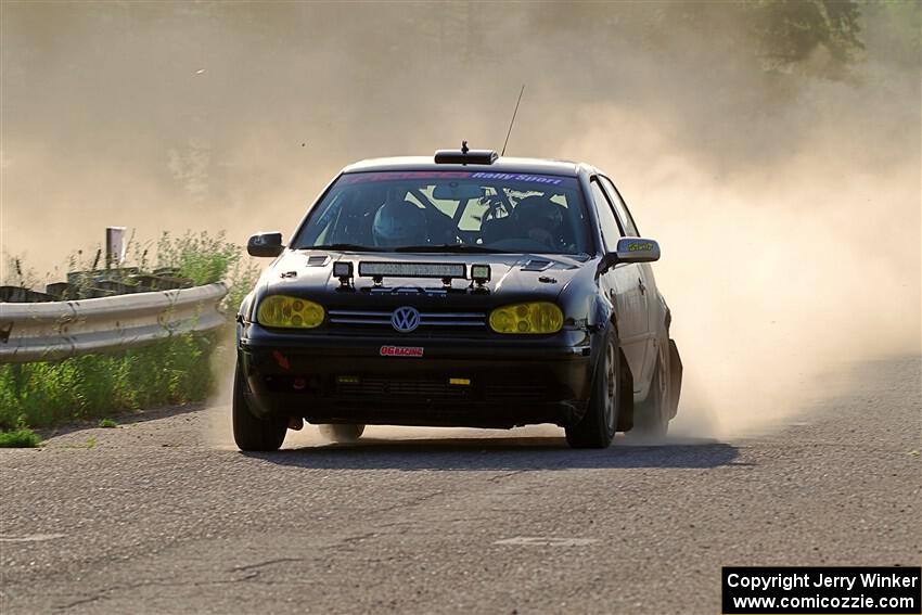 Chase Blakely / Mike Callaway VW GTI on SS6, Camp 3 South.