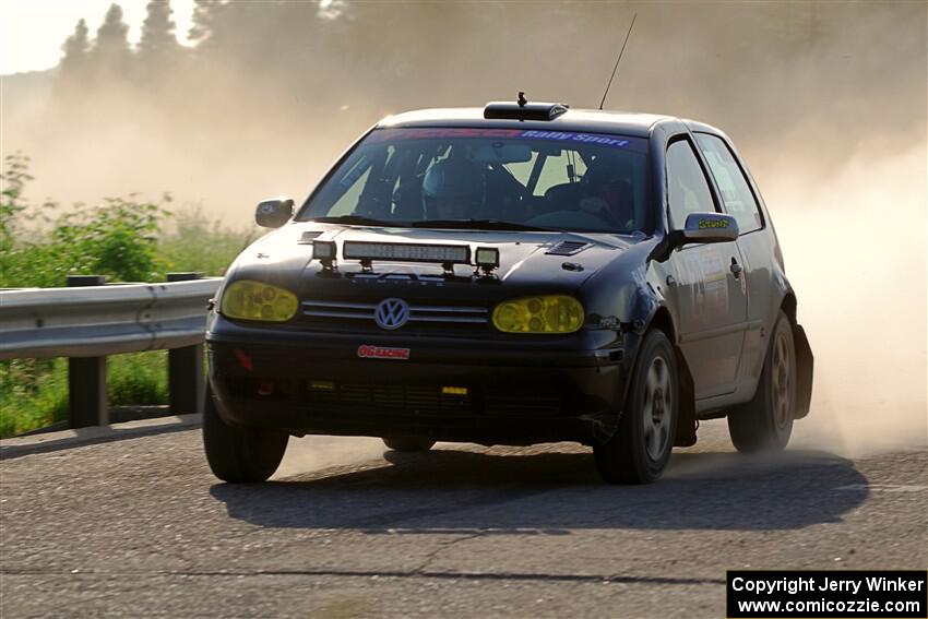 Chase Blakely / Mike Callaway VW GTI on SS6, Camp 3 South.