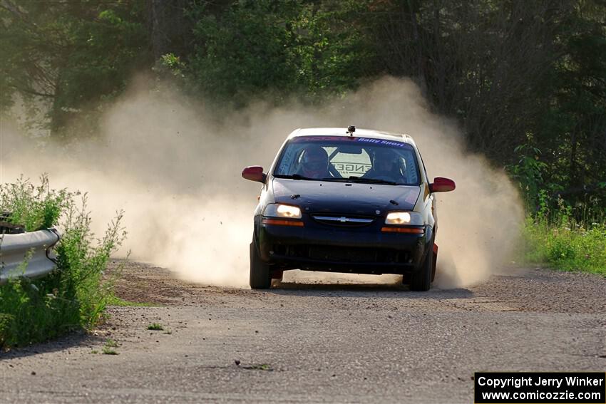 James Walker / Yannis Burnell Chevy Aveo on SS6, Camp 3 South.