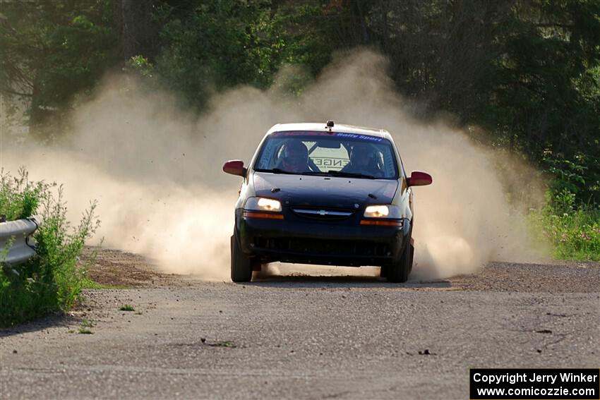 James Walker / Yannis Burnell Chevy Aveo on SS6, Camp 3 South.