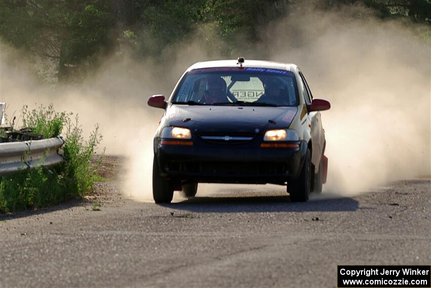 James Walker / Yannis Burnell Chevy Aveo on SS6, Camp 3 South.