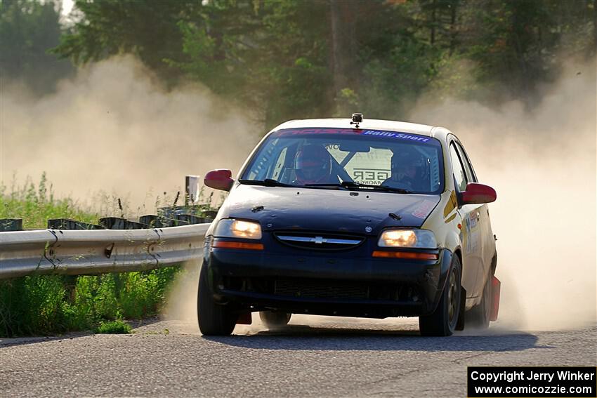 James Walker / Yannis Burnell Chevy Aveo on SS6, Camp 3 South.