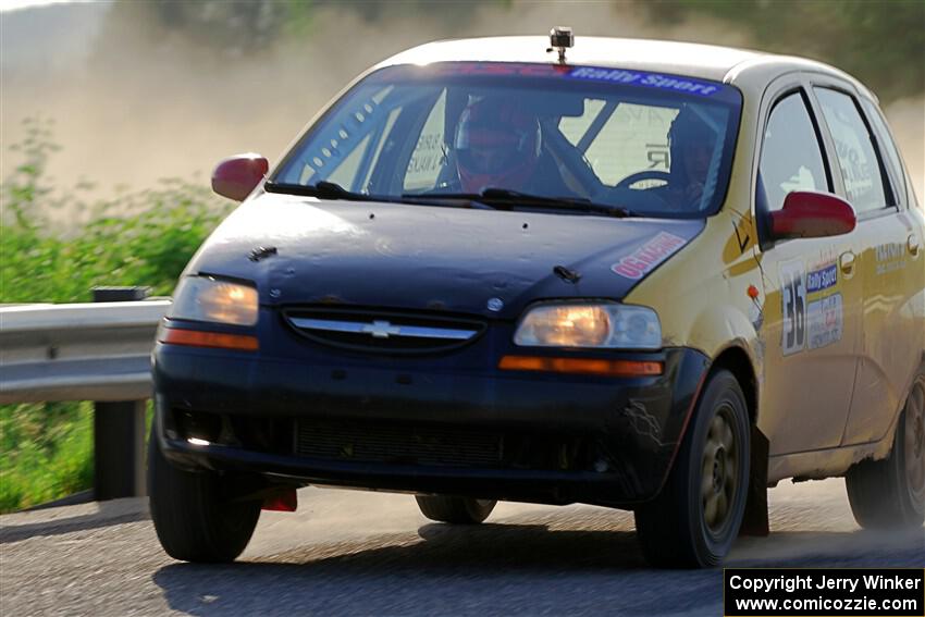 James Walker / Yannis Burnell Chevy Aveo on SS6, Camp 3 South.