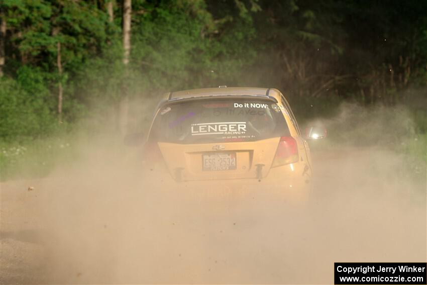 James Walker / Yannis Burnell Chevy Aveo on SS6, Camp 3 South.