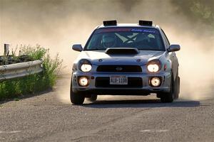 Noah Jacobson / Nathan Vance Subaru WRX on SS6, Camp 3 South.