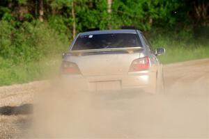 Noah Jacobson / Nathan Vance Subaru WRX on SS6, Camp 3 South.