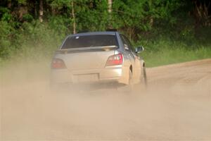Noah Jacobson / Nathan Vance Subaru WRX on SS6, Camp 3 South.