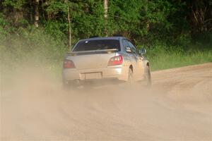 Noah Jacobson / Nathan Vance Subaru WRX on SS6, Camp 3 South.