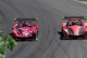 Wayne Williams' Radical SR10 and Jon Field's Radical SR10