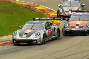 Vernon McClure's, Bill Smith's and Jimmy Llibre's Porsche GT3 Cups
