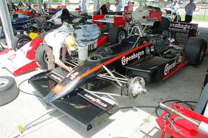 L to R) 1986 March 86C and 1988 Lola T-88/00