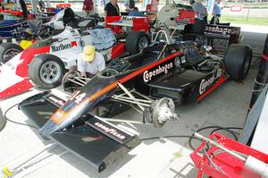 L to R) 1986 March 86C and 1988 Lola T-88/00