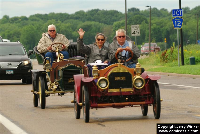 Paul Schaefer's 1909 Brush and Pat McDivitt's 1906 Ford Model F