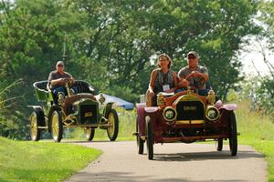 Paul Schaefer's 1909 Brush and Pat McDivitt's 1906 Ford Model F